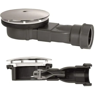 Image of Wirquin Slim Shower Drain Membrane Suction Cup 90mm 40mm Height Low Profile
