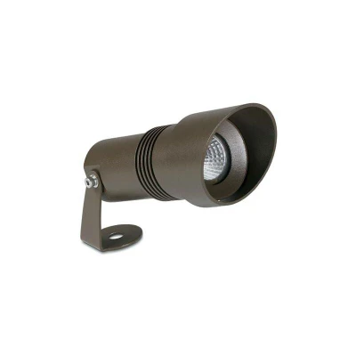 Image of Micro Outdoor LED Spotlight Brown 740lm 3000K IP65