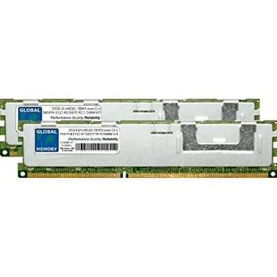 Image of 32GB (2 x 16GB) DDR3 800/1066/1333/1600/1866MHz 240 PIN ECC REGISTERED DIMM (RDIMM) MEMORY RAM KIT COMPATIBLE WITH SERVERS/WORKSTATIONS/MOTHERBOARDS (4 RANK CHIPKILL)