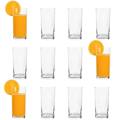 Image of LAV 12x Clear 295ml Liberty Highball Glasses Tall Hi Ball Glass Water Gin Juice Cocktail Drinking Glassware Tumblers Set