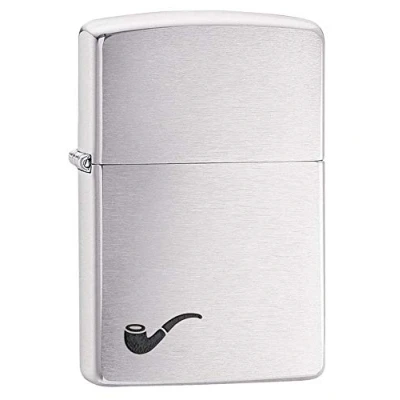Image of Zippo Pipe Lighter Brushed Chrome