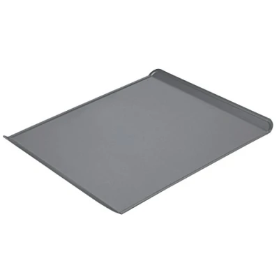 Image of Chicago Metallic CMET16614 Professional Non Stick Large Cookie Baking Sheet, 40 x 35 cm (15&quot; 14&quot;), Metal, Grey