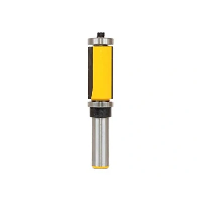 Image of Yonico 14986 Flush Trim Top and Bottom Bearing Router Bit, Diameter: 3/4&quot;, Cutting Height: 1&quot; 1/2&quot; Shank