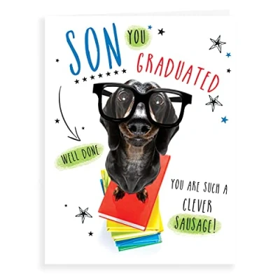 Image of Regal Publishing Modern Graduation Card Son 8 x 6 inches