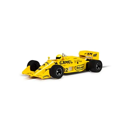 Image of Scalextric C4251 Lotus 99T Monaco GP 1987 Ayrton Senna, Yellow/Blue