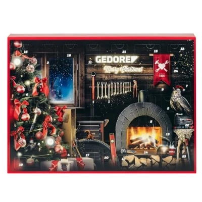 Image of GEDORE red R49013033 Advent Calendar 2024, 33 Pieces, for Men, Gift Tool 2024