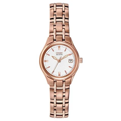Image of Citizen Eco Drive Ladies&#039; Bracelet with White Dial EW1263 52A