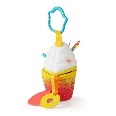 Image of Melissa &amp; Doug Multi Sensory Bubble Tea Take Along Clip On Infant Toy for Infants Developmental Toddlers 0+ Gift Baby Boys or Girls