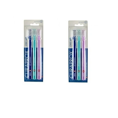 Image of Curaprox CS 1560 Soft Toothbrush PACK OF 6 (2 x 3) by Curaden Swiss