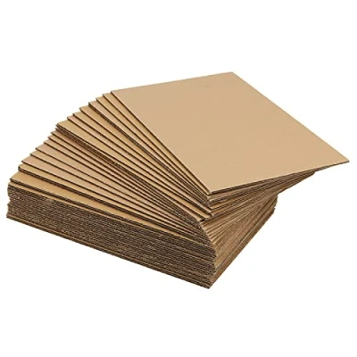 Image of MUKCHAP 50 Pack 20 x 30cm Corrugated Cardboard Sheets, 3mm A4 Sheets Pad for Packaging, Shipping