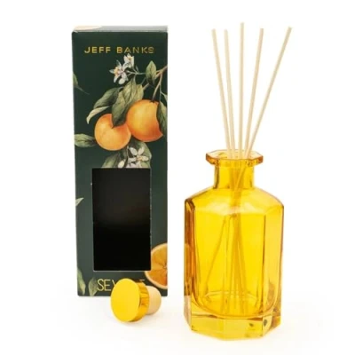 Image of Jeff Banks 200ml Reed Diffuser Seville Orange Blossom Home Fragrance Room Scented Oil Diffusers For Aroma Gift