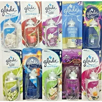 Image of Glade sense and Spray 6 x Automatic Refill 18ml Random Mix