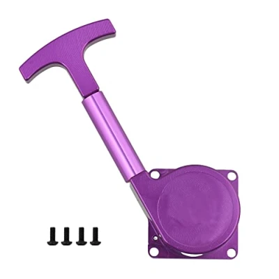 Image of BQLZR Purple R020 18 RC Replacement for Nitro Engine Alloy Pull Starter Recoil Start MODEL CAR Universal Upgrade Parts