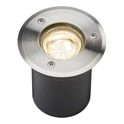 Image of KnightsBridge 230V IP65 3W LED Stainless Steel Recessed Ground Light 3000K