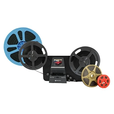 Image of Wolverine 8mm &amp; Super 8 Reels to Digital MovieMaker Pro Film Digitizer, Scanner, Black (MM100PRO)