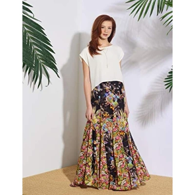 Image of Simplicity Sewing Pattern S8923R5 Misses&#039; Pull On Skirts, Paper, White, Various