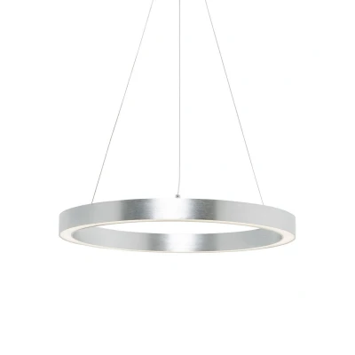 Image of Carlo Integrated LED Pendant Ceiling Light, Silver, 4000K, 2500lm