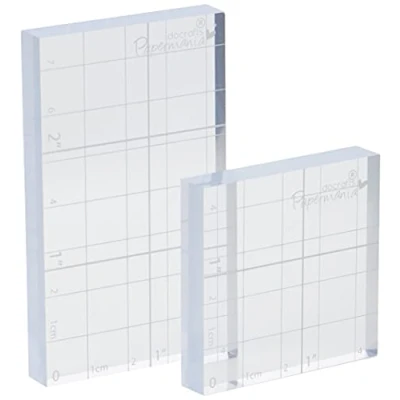 Image of Papermania Stamp Block, Pack of 2, Transparent