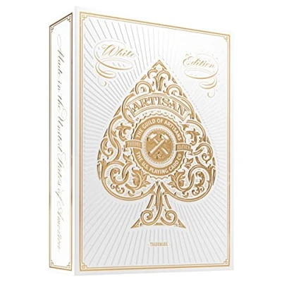Image of White Artisan Playing Cards By Theory11 (1 Deck)