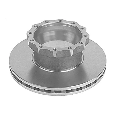 Image of 81508030022, 81508030061 Brake disc FEBI BILSTEIN 10989 Rear Axle 330mm 34mm 12 Hole 180mm internally vented Coated
