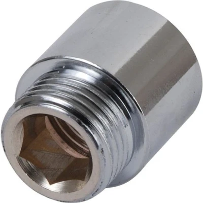 Image of Plumbright Chrome Plated Radiator Extension Piece 30mm