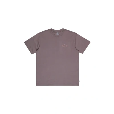 Image of Billabong Crayon WAVE Print Tshirt, Men&#039;s, Size: Small, Dusty purple