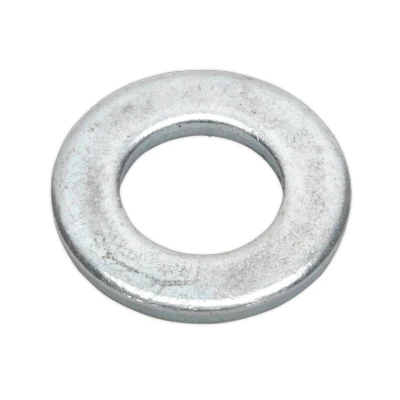 Image of Sealey Flat Washer DIN 125 M12 x 24mm Form A Zinc Pack of 100