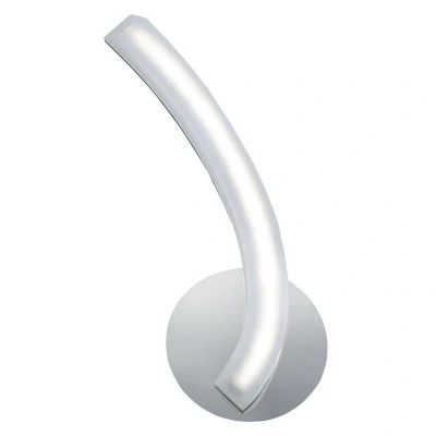 Image of On Wall Lamp Left Switched 5W LED 3000K, 500lm, Polished Chrome, Frosted Acrylic