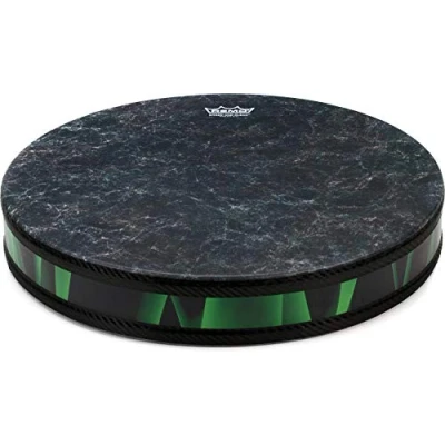 Image of Remo World Percussion Ocean Drum Nightwaves Green and Clean ET 0216 41