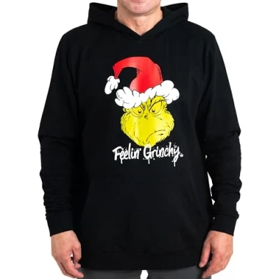 Image of The Grinch Hoodie for Men and Women Unisex Sweatshirt Pullover with Hood black, XXL