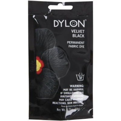 Image of DYLON Hand Dye, Powder, Velvet Black