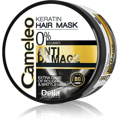 Image of Cameleo Keratin Mask for Extremely Damaged Hair Regenerating, Nourishing, Moisturising Repair Treatment Brittle and Dry Biomimetic &amp; Argan Oil Thermo Protection 200ml