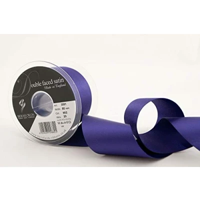 Image of Berisfords Double Satin Ribbon, Liberty, 50 mm