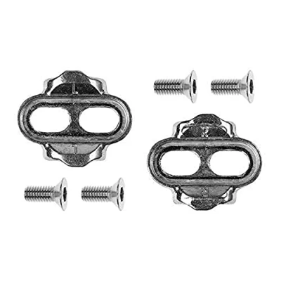Image of Crankbrothers Pedal Cleat Kit, Zero Float, silver