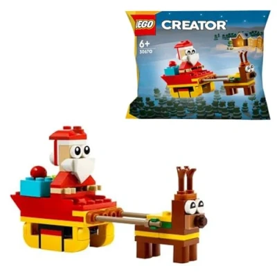 Image of LEGO CREATOR Santa&#039;s Sleigh Ride Polybag Set 30670