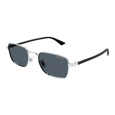 Image of Sunglasses Montblanc Mb0339s col. 003 Uomo Squadrata Argento