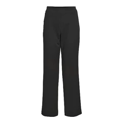 Image of Object Objlisa Belle WIDE PANT Trousers, Women&#039;s, Size: 14, Black