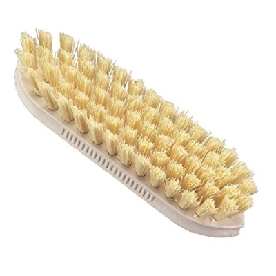 Image of Kerbl 29178 Cleaning and Scrubbing Brush Root Brush, Yellow Bristles