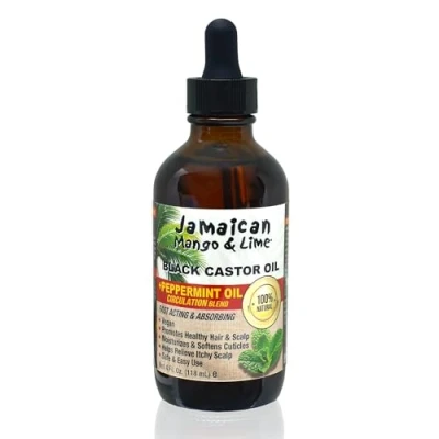 Image of Jamaican Mango &amp; Lime Black Castor Oil Peppermint, 118 ml (Pack of 1)