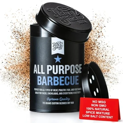 Image of Holy Smoke BBQ Rub All Purpose Barbecue Dry Spicy Seasoning Rub, Seasoning, Meat Brisket for Smoking, Lamb Steak Rubs and Spices, Fajita Taco 6oz