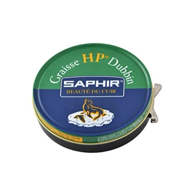 Image of Saphir HP Dubbin Leather Grease Black Size: 100 ml