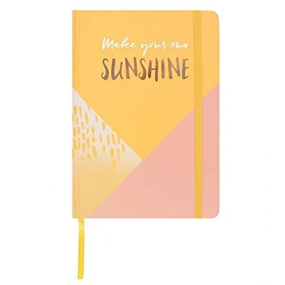 Image of A5 Make Your Own Sunshine Pastel Paint Notebook Gift Book Travel Journal Diary Gold For Her Work Fun