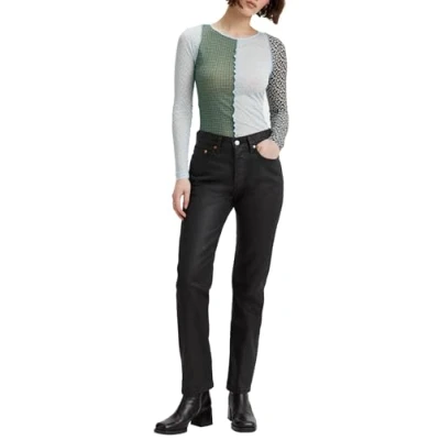 Image of Levi&#039;s Women&#039;s 501 Wax Coated Shorts, Posh Party, 25W / 28L