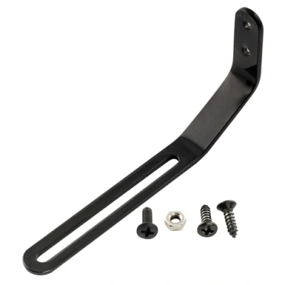 Image of Musiclily Pro Universal Pickguard Bracket Support for Archtop Jazz Hollow Body Guitar, Black