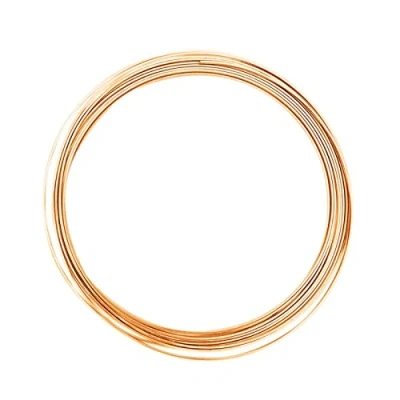 Image of Vaessen Creative Aluminium flat wire 3,5x1mm 5m saffron orange,