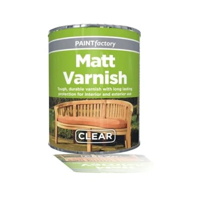 Image of Varnish for Wood 300ML MATT Finish Metal Concrete Interior Exterior Clear