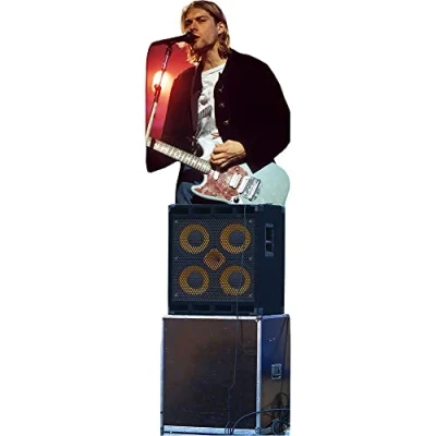Image of Kurt Cobain (Guitar) Mini Size Cutout