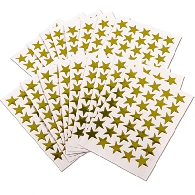 Image of Creation Station Self Adhesive, Gold Merit Stars, 700