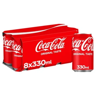 Image of Coca Cola Original Taste, 8 x 330 ml
