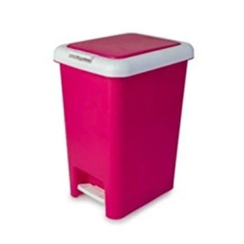 Image of Pink 10L DUST BIN Plastic with Cover